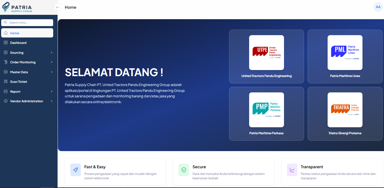 PATRIA SUPPLY CHAIN